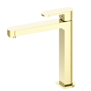 Nero Mixer Taps ECCO TALL BASIN MIXER BRUSHED GOLD (NR301301aBG)