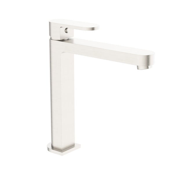 Nero Mixer Taps ECCO TALL BASIN MIXER BRUSHED NICKEL (NR301301aBN)