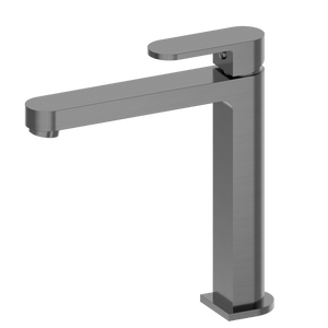 Nero Mixer Taps ECCO TALL BASIN MIXER GUN METAL (NR301301aGM)