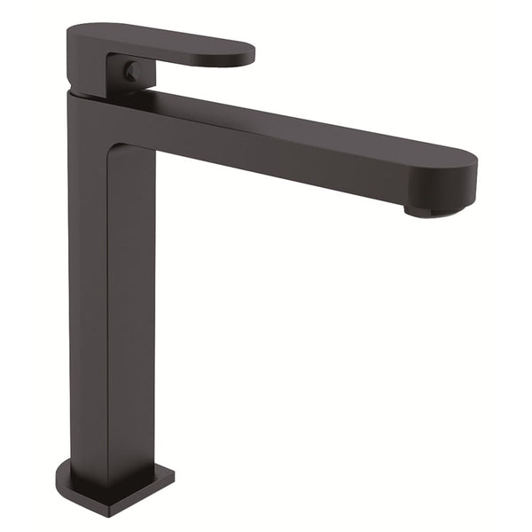 Nero Mixer Taps ECCO TALL BASIN MIXER MATTE BLACK (NR301301aMB)
