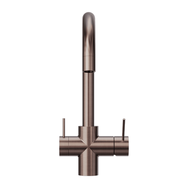 Nero Mixer Taps Mecca 3 Way Filtered Mixer Tap Brushed Bronze (NR221907eBZ)