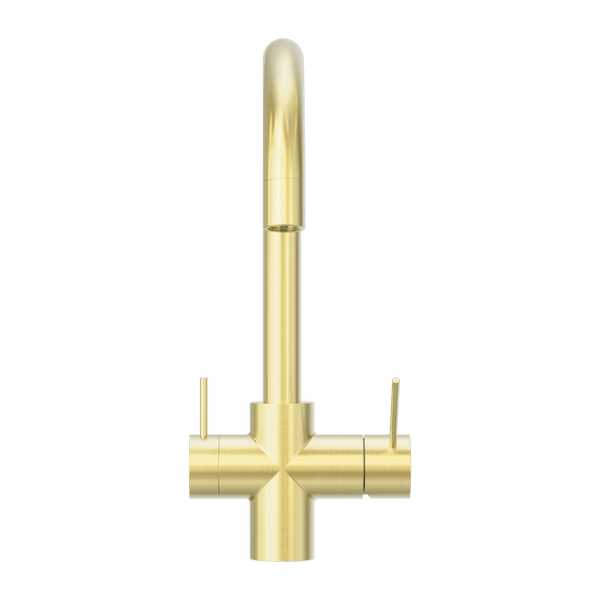 Nero Mixer Taps Mecca 3 Way Filtered Mixer Tap Brushed Gold (NR221907eBG)