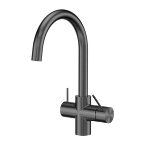 Nero Mixer Taps Mecca 3 Way Filtered Mixer Tap Gun Metal (NR221907eGM)