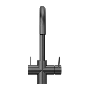 Nero Mixer Taps Mecca 3 Way Filtered Mixer Tap Gun Metal (NR221907eGM)