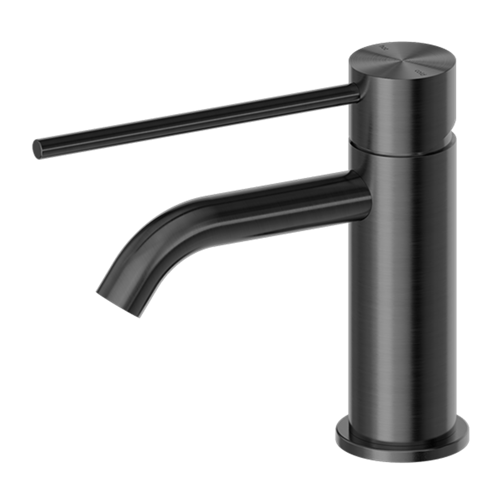 Nero Mixer Taps MECCA CARE BASIN MIXER GUN METAL (NR221901DGM)