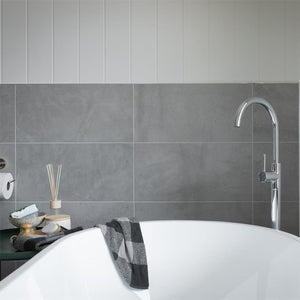 Nero Mixer Taps MECCA FREESTANDING BATH MIXER CHROME (NR210903a01CH)
