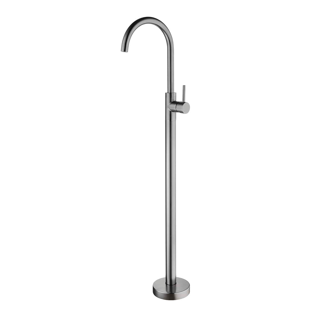Nero Mixer Taps MECCA FREESTANDING BATH MIXER GUN METAL (NR210903a01GM)