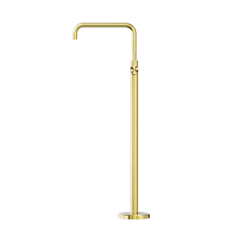 MECCA FREESTANDING BATH MIXER SQUARE SHAPE BRUSHED GOLD (NR221903bBG)