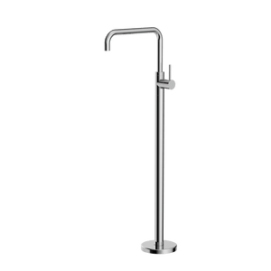 Nero Mixer Taps MECCA FREESTANDING BATH MIXER SQUARE SHAPE CHROME (NR221903bCH)