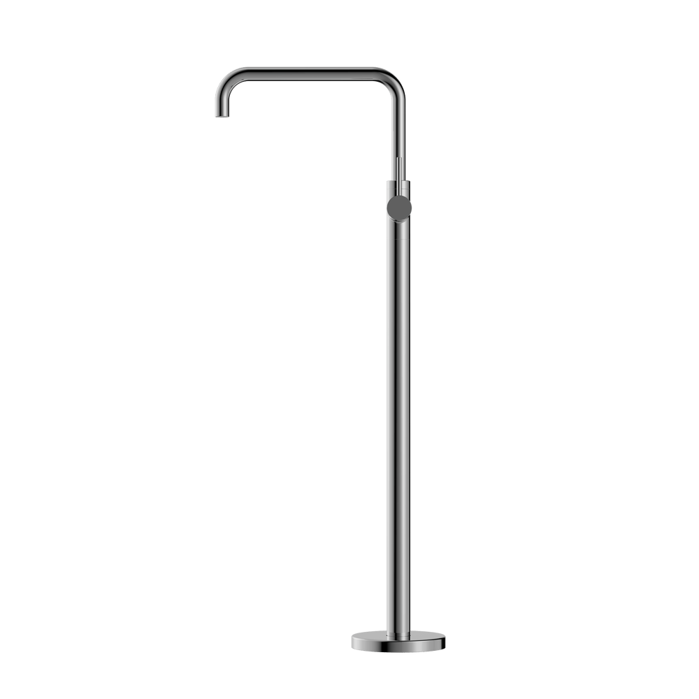 MECCA FREESTANDING BATH MIXER SQUARE SHAPE CHROME (NR221903bCH)