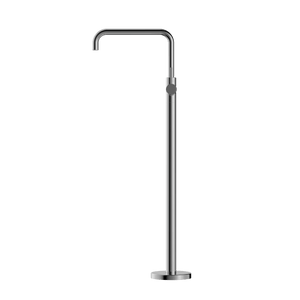 Nero Mixer Taps MECCA FREESTANDING BATH MIXER SQUARE SHAPE CHROME (NR221903bCH)