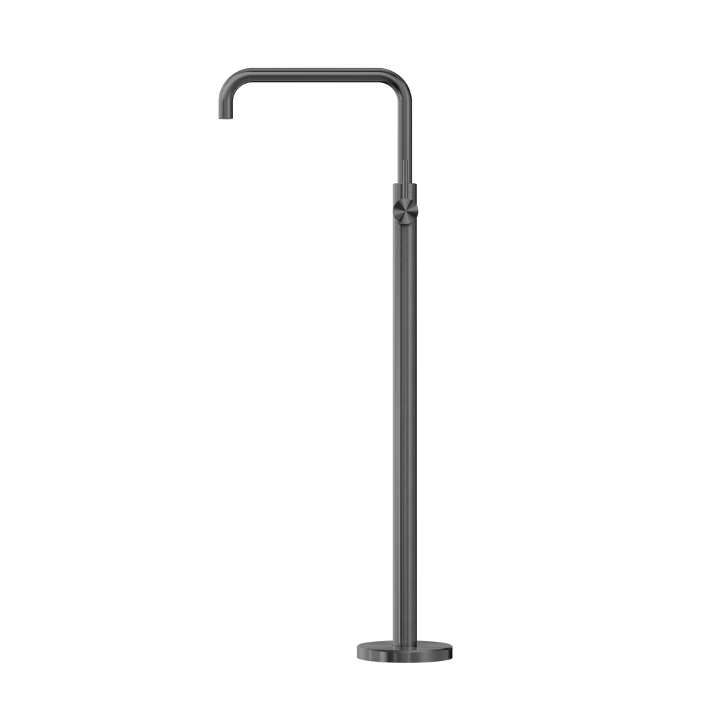 MECCA FREESTANDING BATH MIXER SQUARE SHAPE GUN METAL (NR221903bGM)