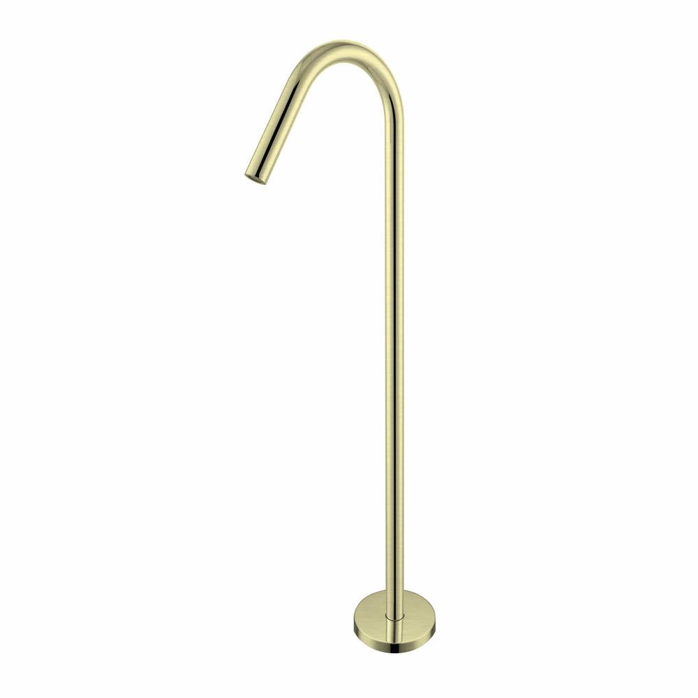 Nero Mixer Taps MECCA FREESTANDING BATH SPOUT ONLY BRUSHED GOLD (NR221903aBG)