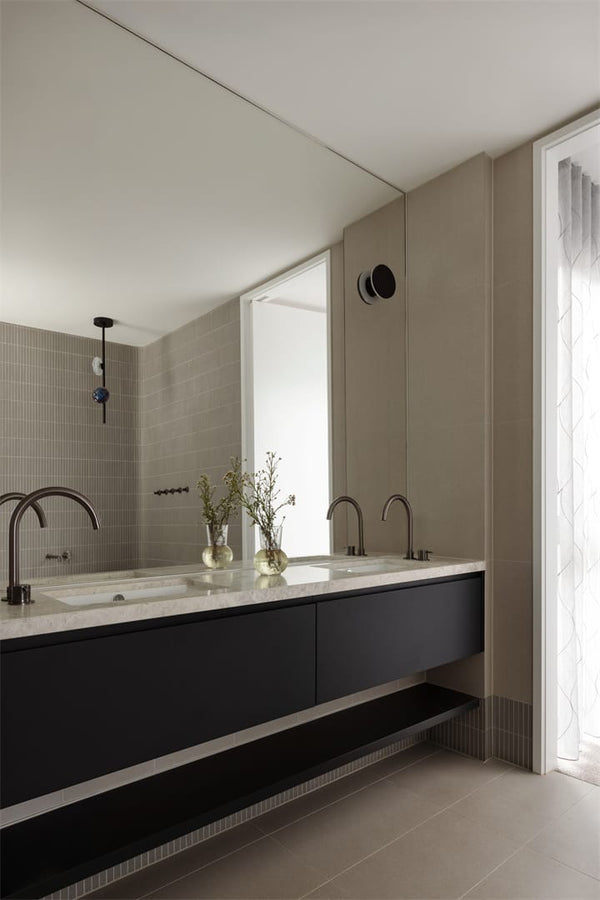 Nero Mixer Taps MECCA HOB BASIN MIXER ROUND SWIVEL SPOUT GUN METAL (NR221901bGM)