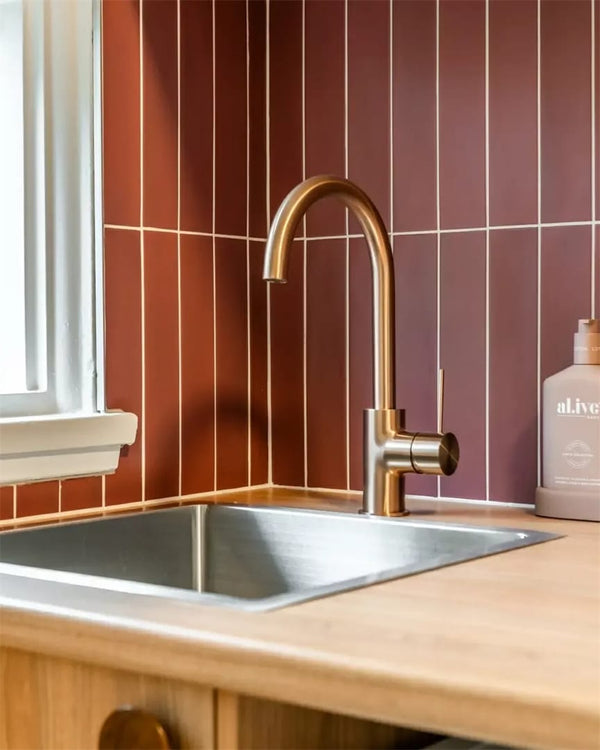 Nero Mixer Taps MECCA KITCHEN MIXER BRUSHED BRONZE (NR221907BZ)
