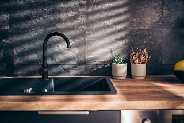 Nero Mixer Taps MECCA KITCHEN MIXER MATTE BLACK (NR221907MB)