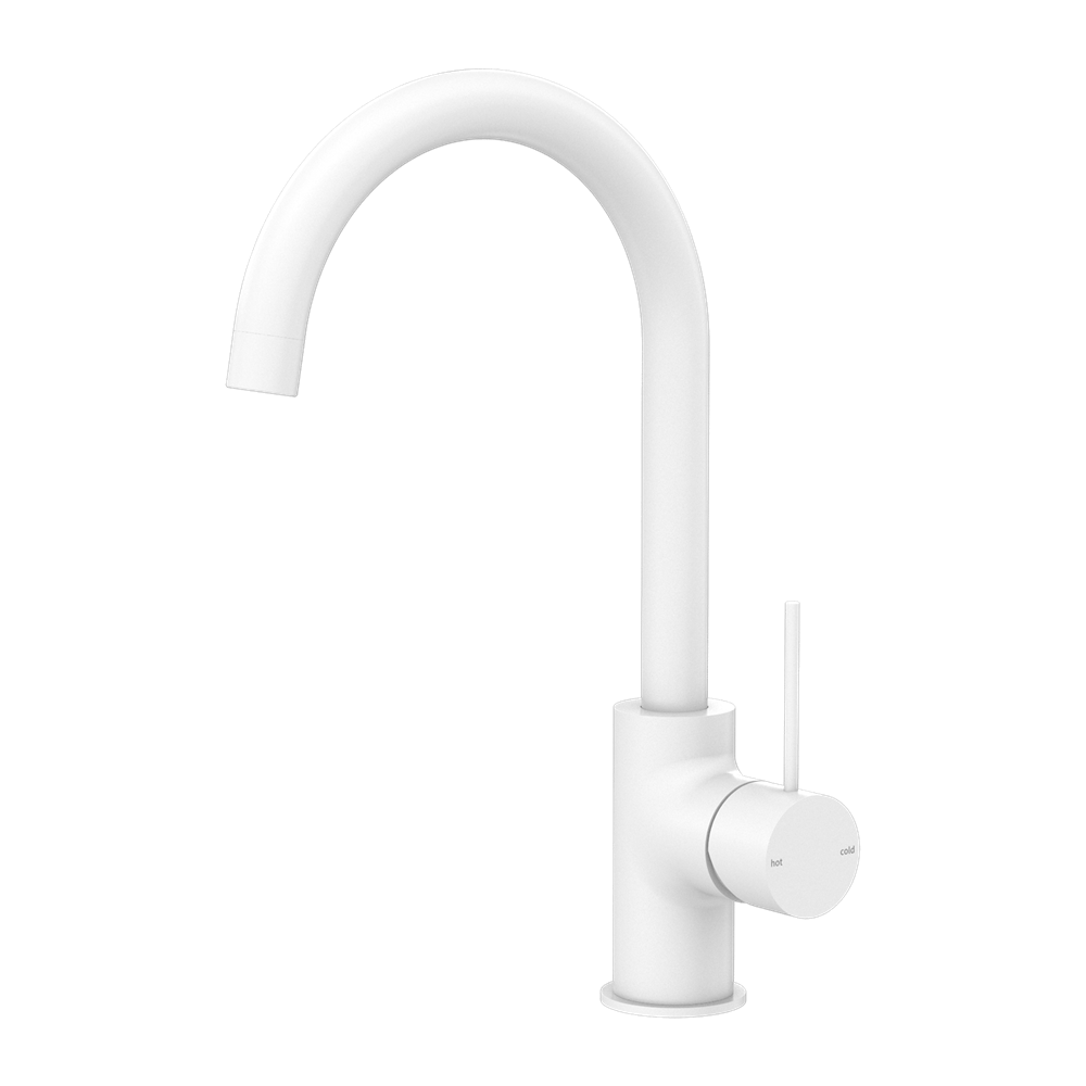 Nero Mixer Taps MECCA KITCHEN MIXER MATTE WHITE (NR221907MW)