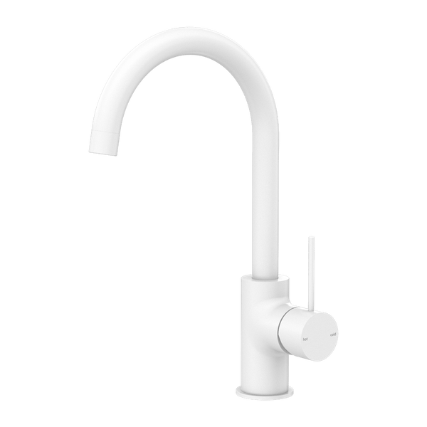 Nero Mixer Taps MECCA KITCHEN MIXER MATTE WHITE (NR221907MW)