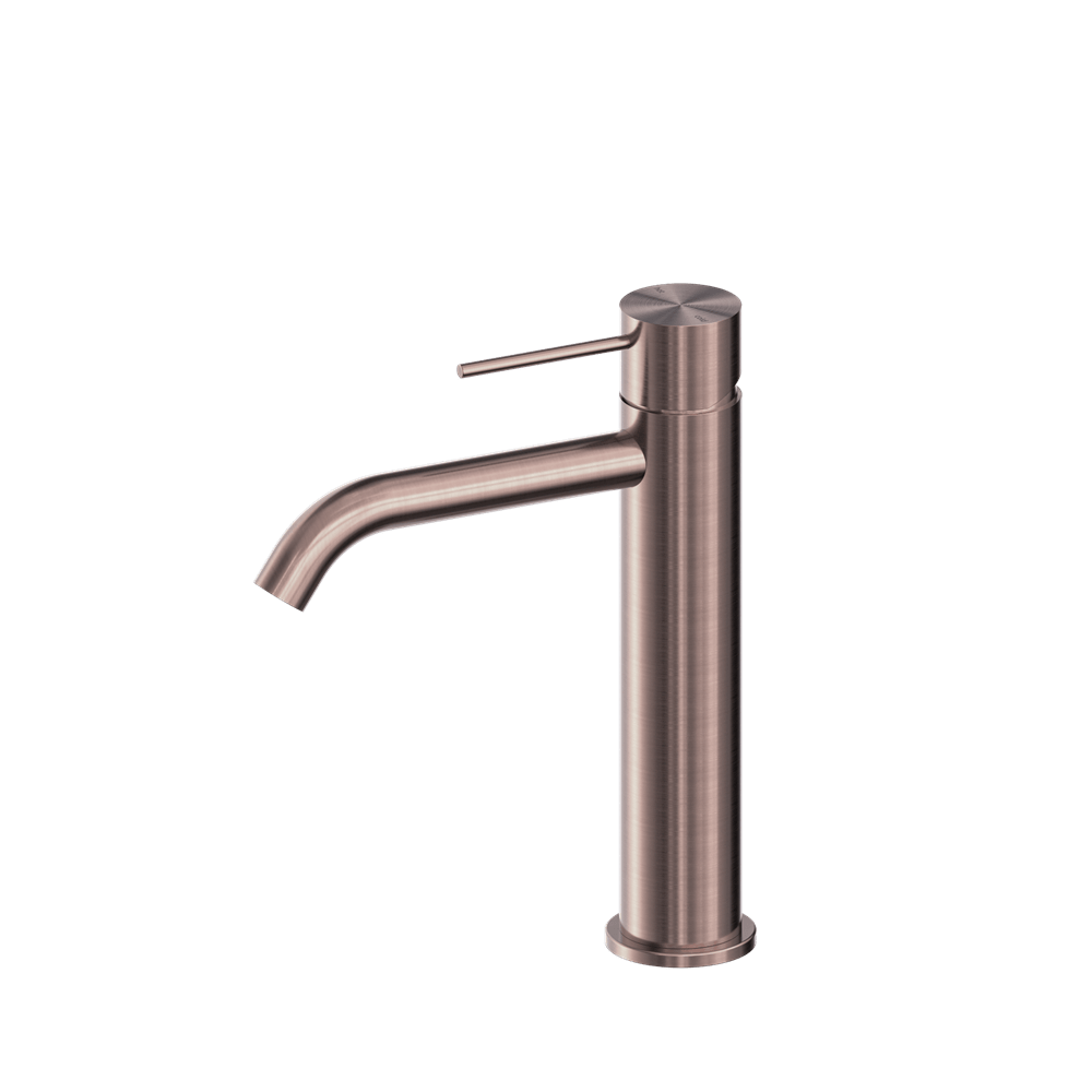 Nero Mixer Taps MECCA MID TALL BASIN MIXER BRUSHED BRONZE (NR221901eBZ)