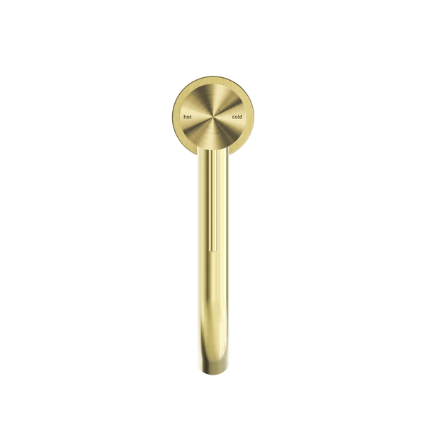 Nero Mixer Taps MECCA MID TALL BASIN MIXER BRUSHED GOLD (NR221901eBG)