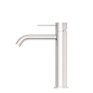 Nero Mixer Taps MECCA MID TALL BASIN MIXER BRUSHED NICKEL (NR221901eBN)