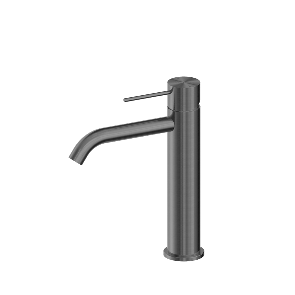 Nero Mixer Taps MECCA MID TALL BASIN MIXER GUN METAL (NR221901eGM)