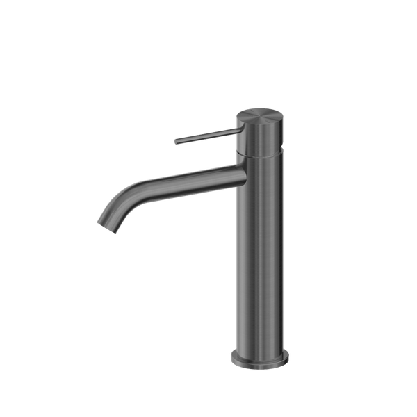 Nero Mixer Taps MECCA MID TALL BASIN MIXER GUN METAL (NR221901eGM)
