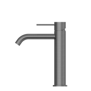 Nero Mixer Taps MECCA MID TALL BASIN MIXER GUN METAL (NR221901eGM)