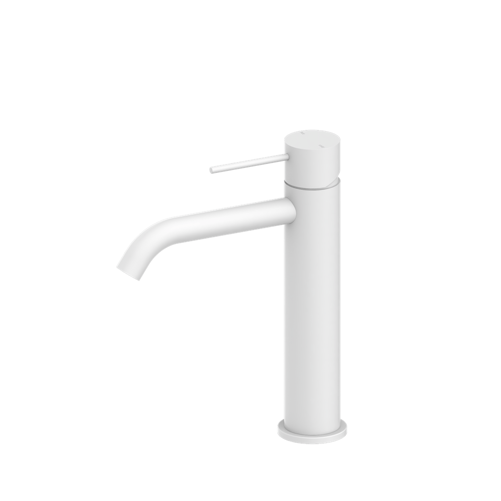 Nero Mixer Taps MECCA MID TALL BASIN MIXER MATTE WHITE (NR221901eMW)