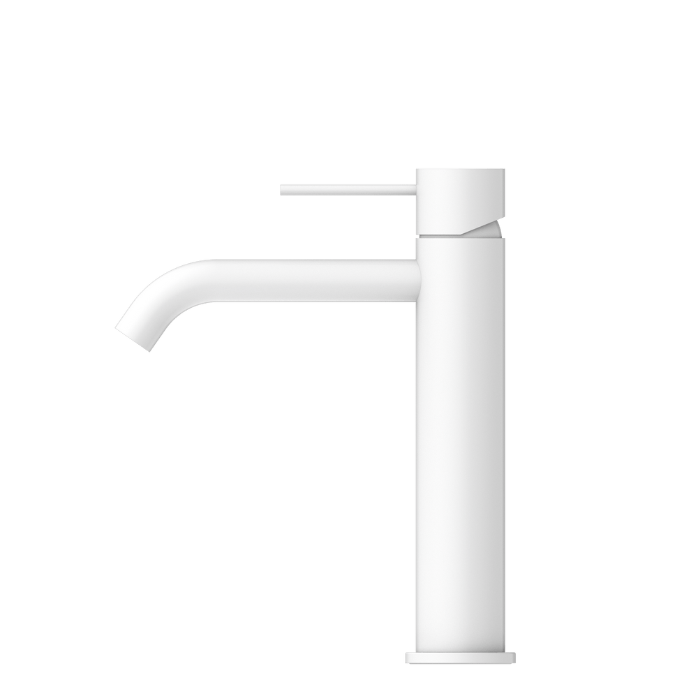 MECCA MID TALL BASIN MIXER MATTE WHITE (NR221901eMW)