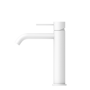 Nero Mixer Taps MECCA MID TALL BASIN MIXER MATTE WHITE (NR221901eMW)