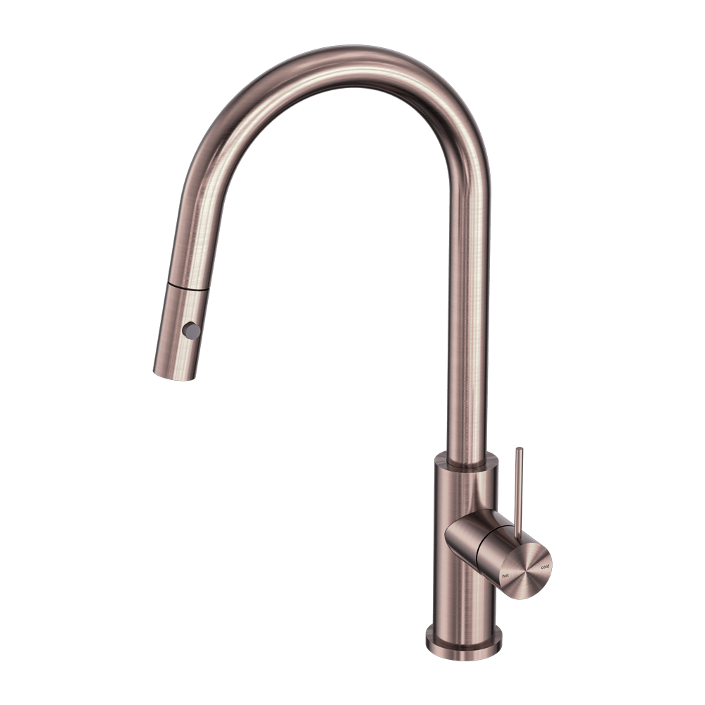 Nero Mixer Taps MECCA PULL OUT SINK MIXER WITH VEGIE SPRAY FUNCTION BRUSHED BRONZE (NR221908BZ)