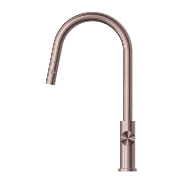 Nero Mixer Taps MECCA PULL OUT SINK MIXER WITH VEGIE SPRAY FUNCTION BRUSHED BRONZE (NR221908BZ)