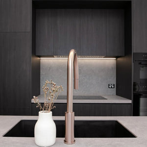 Nero Mixer Taps MECCA PULL OUT SINK MIXER WITH VEGIE SPRAY FUNCTION BRUSHED BRONZE (NR221908BZ)