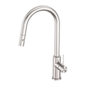 Nero Mixer Taps MECCA PULL OUT SINK MIXER WITH VEGIE SPRAY FUNCTION BRUSHED NICKEL (NR221908BN)