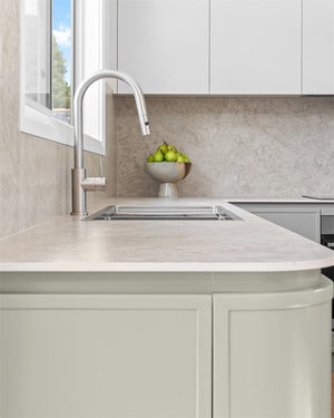 Nero Mixer Taps MECCA PULL OUT SINK MIXER WITH VEGIE SPRAY FUNCTION BRUSHED NICKEL (NR221908BN)
