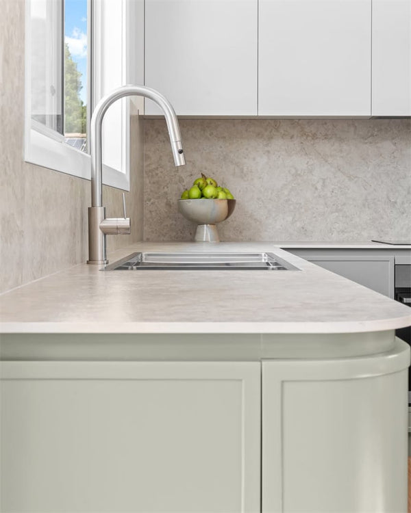 Nero Mixer Taps MECCA PULL OUT SINK MIXER WITH VEGIE SPRAY FUNCTION BRUSHED NICKEL (NR221908BN)