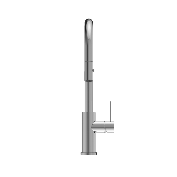 Nero Mixer Taps MECCA PULL OUT SINK MIXER WITH VEGIE SPRAY FUNCTION CHROME (NR221908CH)