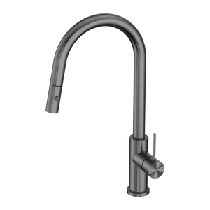 Nero Mixer Taps MECCA PULL OUT SINK MIXER WITH VEGIE SPRAY FUNCTION GUN METAL (NR221908GM)