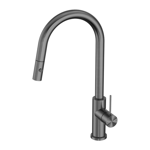 Nero Mixer Taps MECCA PULL OUT SINK MIXER WITH VEGIE SPRAY FUNCTION GUN METAL (NR221908GM)