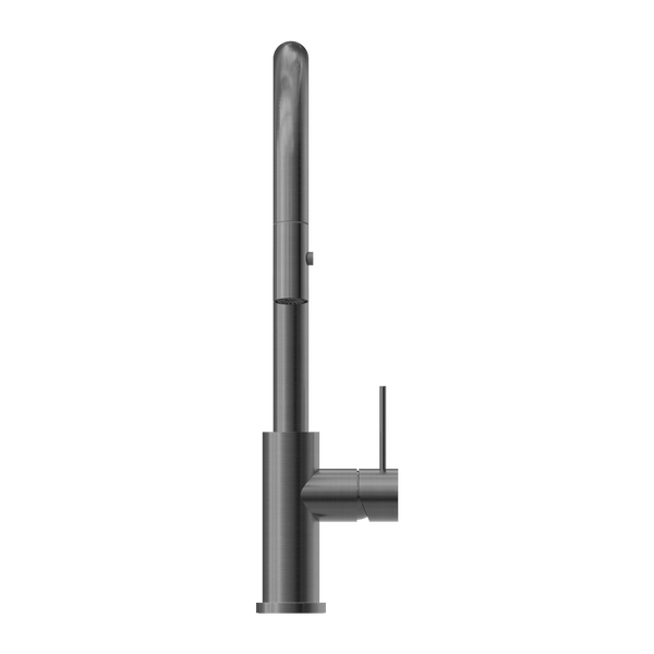 Nero Mixer Taps MECCA PULL OUT SINK MIXER WITH VEGIE SPRAY FUNCTION GUN METAL (NR221908GM)
