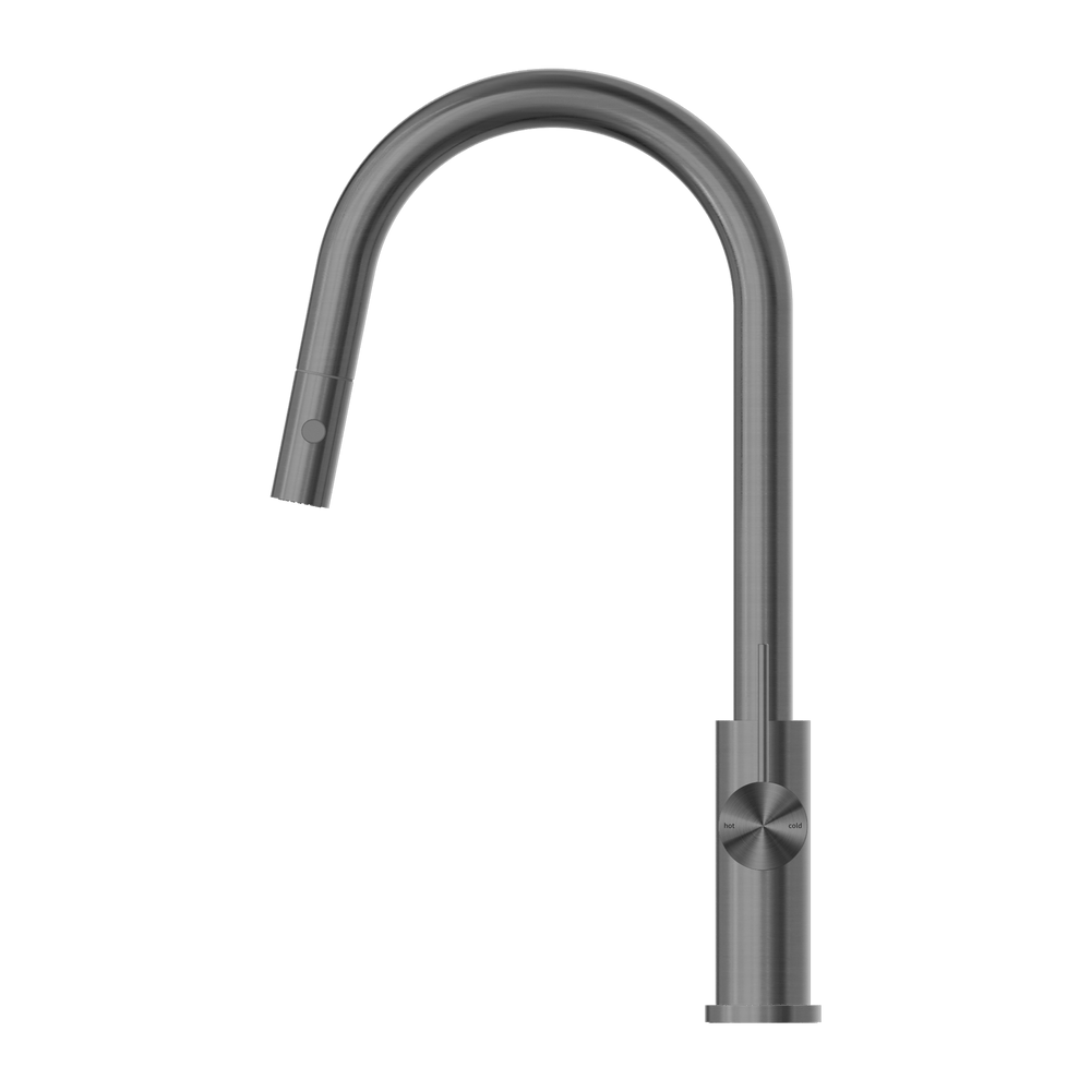 MECCA PULL OUT SINK MIXER WITH VEGIE SPRAY FUNCTION GUN METAL (NR221908GM)