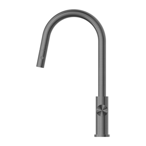 Nero Mixer Taps MECCA PULL OUT SINK MIXER WITH VEGIE SPRAY FUNCTION GUN METAL (NR221908GM)