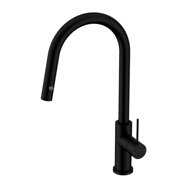 Nero Mixer Taps MECCA PULL OUT SINK MIXER WITH VEGIE SPRAY FUNCTION MATTE BLACK (NR221908MB)