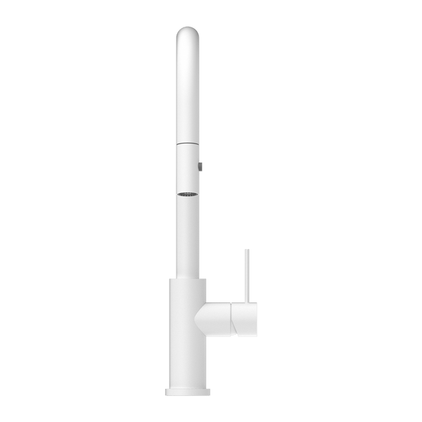 Nero Mixer Taps MECCA PULL OUT SINK MIXER WITH VEGIE SPRAY FUNCTION MATTE WHITE (NR221908MW)
