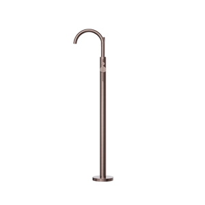 Nero Mixer Taps MECCA ROUND FREESTANDING MIXER WITH HAND SHOWER BRUSHED BRONZE (NR210903aBZ)