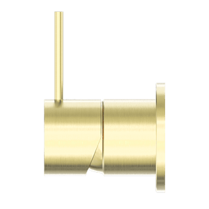 Nero Mixer Taps MECCA SHOWER MIXER 60MM HANDLE UP PLATE BRUSHED GOLD (NR221911JBG)