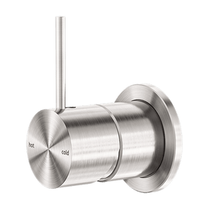 Nero Mixer Taps MECCA SHOWER MIXER 60MM HANDLE UP PLATE BRUSHED NICKEL (NR221911JBN)