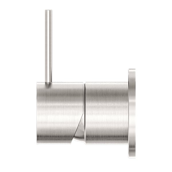Nero Mixer Taps MECCA SHOWER MIXER 60MM HANDLE UP PLATE BRUSHED NICKEL (NR221911JBN)