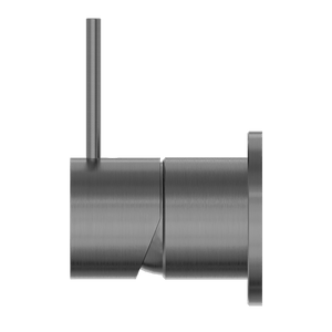 Nero Mixer Taps MECCA SHOWER MIXER 60MM HANDLE UP PLATE GUN METAL (NR221911JGM)